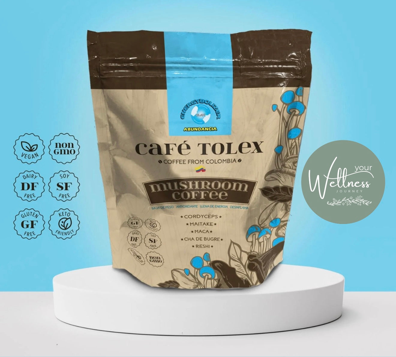 Wellness Mushroom Coffee ( Cafe Tolex)