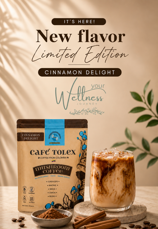 Limited Edition Cinnamon Delight Mushroom Coffee