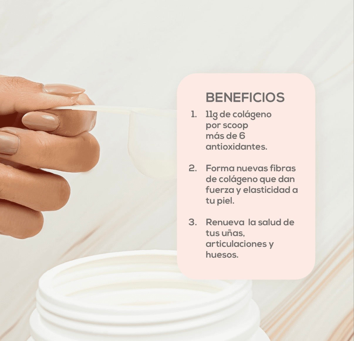Hydrolyzed Collagen Peptides + Vitamin C + Supports Skin Elasticity