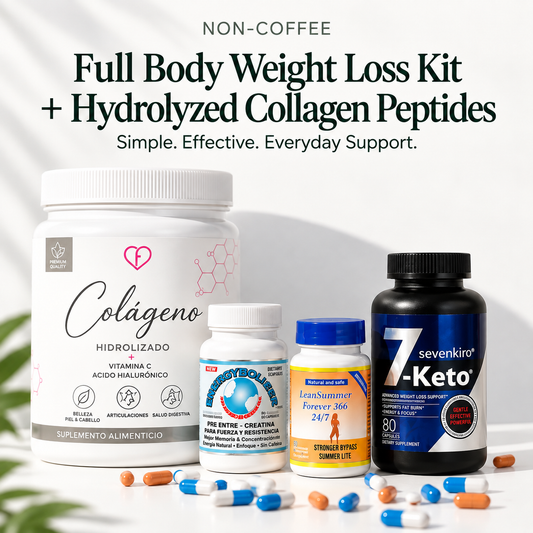 Full Body Weight Loss Kit + Collagen (Non-Coffee)